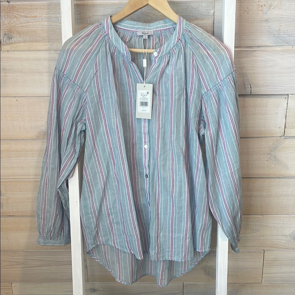 Rails Kenlie placid stripe blouse NWT